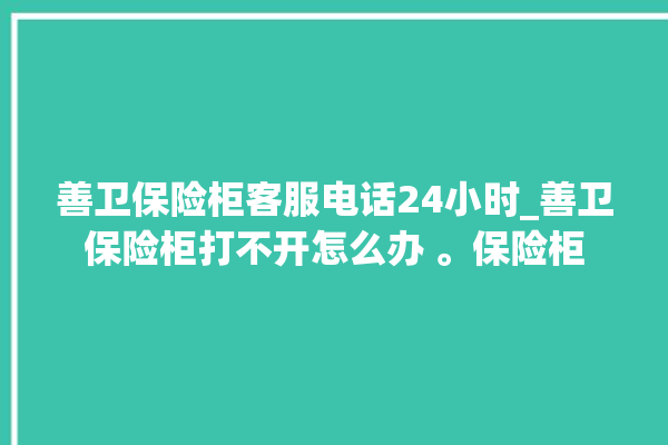 善卫保险柜客服电话24小时_善卫保险柜打不开怎么办 。保险柜