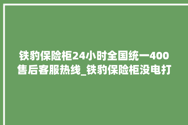 铁豹保险柜24小时全国统一400售后客服热线_铁豹保险柜没电打不开了怎么办 。保险柜