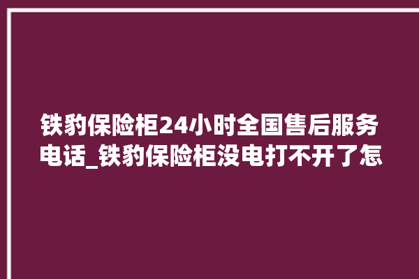 铁豹保险柜24小时全国售后服务电话_铁豹保险柜没电打不开了怎么办 。保险柜