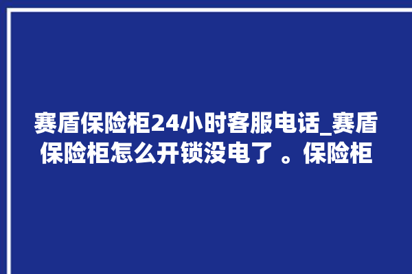 赛盾保险柜24小时客服电话_赛盾保险柜怎么开锁没电了 。保险柜