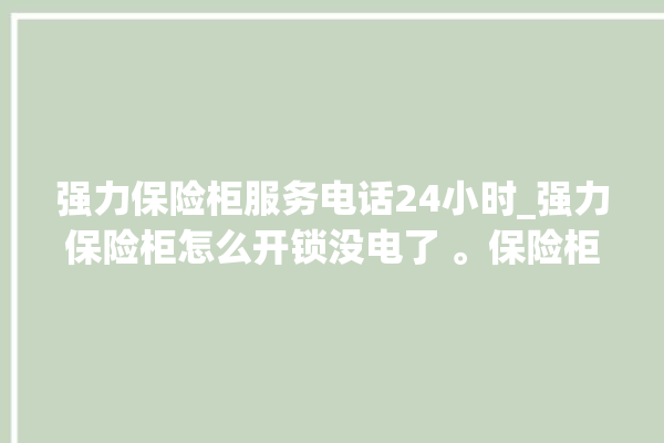 强力保险柜服务电话24小时_强力保险柜怎么开锁没电了 。保险柜