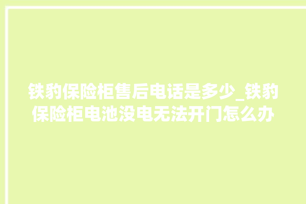 铁豹保险柜售后电话是多少_铁豹保险柜电池没电无法开门怎么办 。保险柜