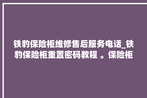 铁豹保险柜维修售后服务电话_铁豹保险柜重置密码教程 。保险柜