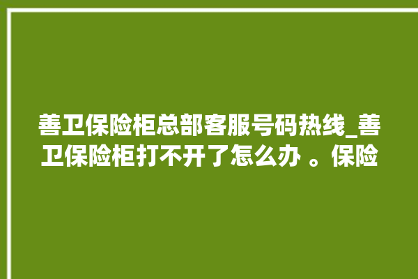 善卫保险柜总部客服号码热线_善卫保险柜打不开了怎么办 。保险柜