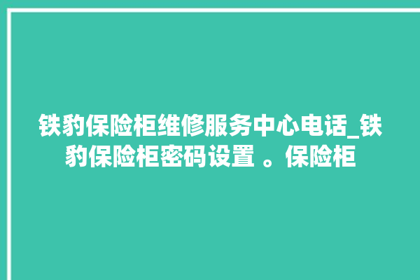 铁豹保险柜维修服务中心电话_铁豹保险柜密码设置 。保险柜