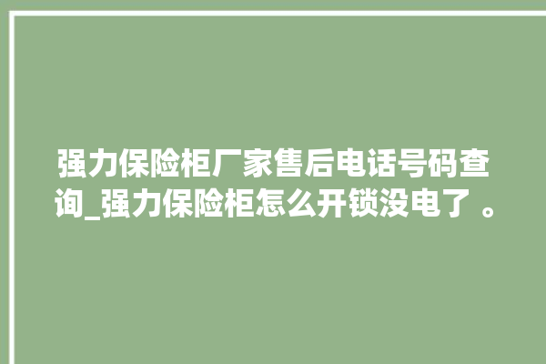 强力保险柜厂家售后电话号码查询_强力保险柜怎么开锁没电了 。保险柜