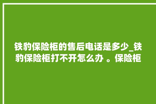 铁豹保险柜的售后电话是多少_铁豹保险柜打不开怎么办 。保险柜