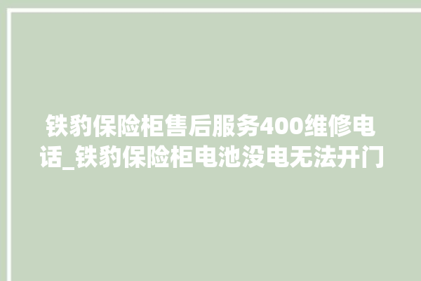 铁豹保险柜售后服务400维修电话_铁豹保险柜电池没电无法开门怎么办 。保险柜