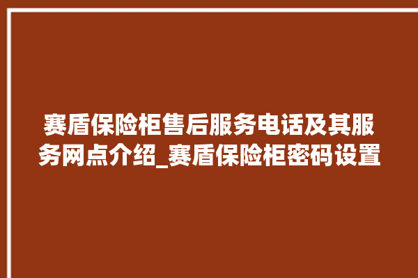 赛盾保险柜售后服务电话及其服务网点介绍_赛盾保险柜密码设置 。保险柜