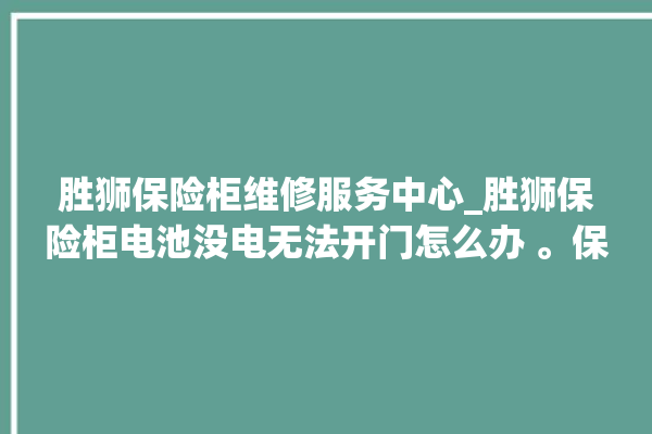 胜狮保险柜维修服务中心_胜狮保险柜电池没电无法开门怎么办 。保险柜