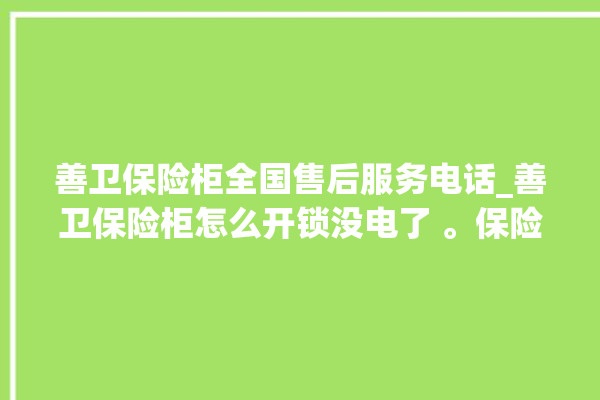 善卫保险柜全国售后服务电话_善卫保险柜怎么开锁没电了 。保险柜