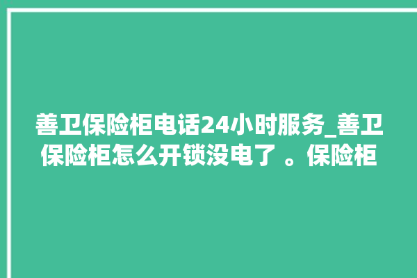 善卫保险柜电话24小时服务_善卫保险柜怎么开锁没电了 。保险柜