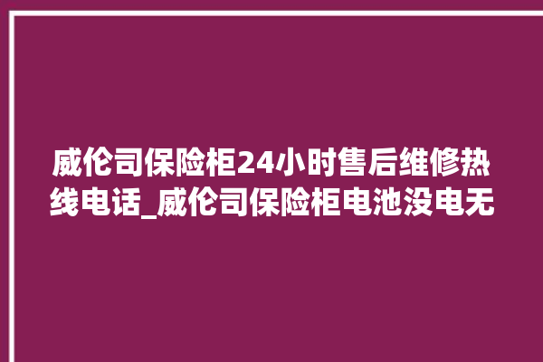 威伦司保险柜24小时售后维修热线电话_威伦司保险柜电池没电无法开门怎么办 。保险柜