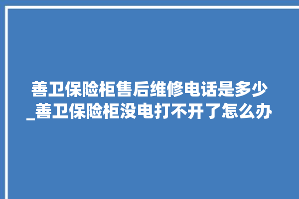 善卫保险柜售后维修电话是多少_善卫保险柜没电打不开了怎么办 。保险柜