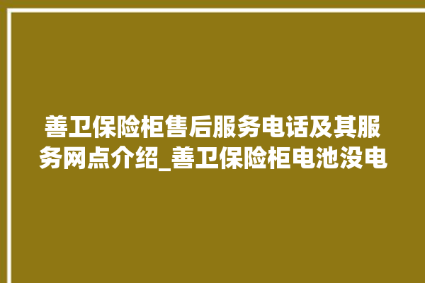 善卫保险柜售后服务电话及其服务网点介绍_善卫保险柜电池没电无法开门怎么办 。保险柜