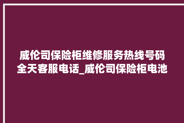 威伦司保险柜维修服务热线号码全天客服电话_威伦司保险柜电池没电无法开门怎么办 。保险柜