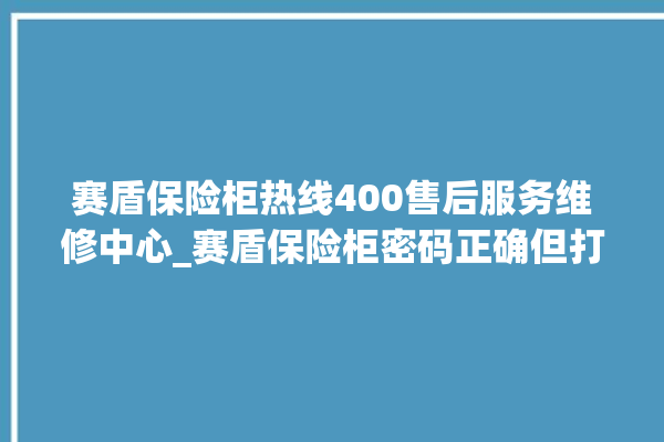 赛盾保险柜热线400售后服务维修中心_赛盾保险柜密码正确但打不开 。保险柜