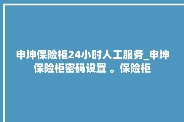 申坤保险柜24小时人工服务_申坤保险柜密码设置 。保险柜