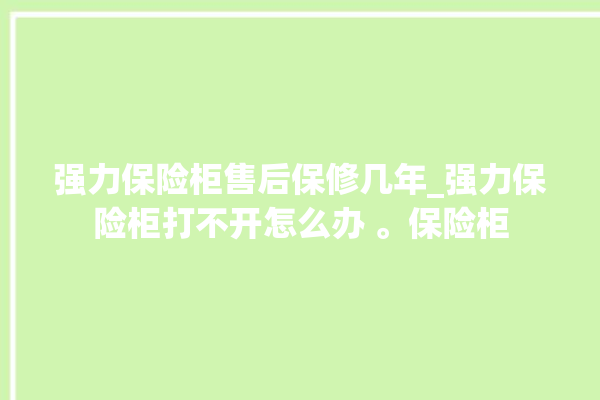 强力保险柜售后保修几年_强力保险柜打不开怎么办 。保险柜