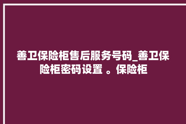 善卫保险柜售后服务号码_善卫保险柜密码设置 。保险柜