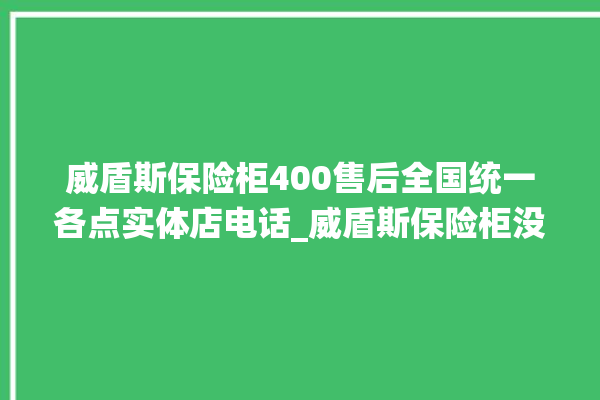 威盾斯保险柜400售后全国统一各点实体店电话_威盾斯保险柜没电打不开了怎么办 。保险柜