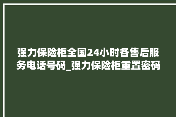 强力保险柜全国24小时各售后服务电话号码_强力保险柜重置密码教程 。保险柜