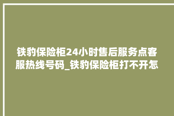 铁豹保险柜24小时售后服务点客服热线号码_铁豹保险柜打不开怎么办 。保险柜