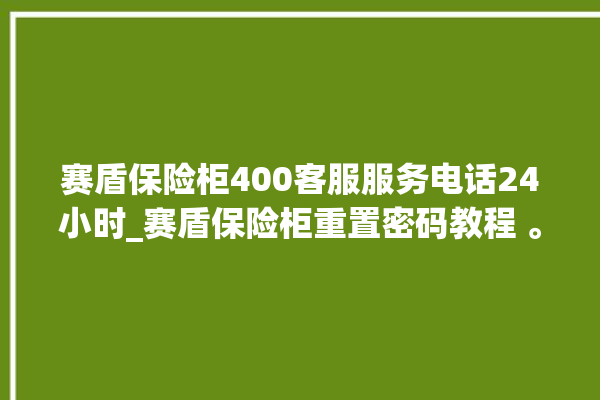 赛盾保险柜400客服服务电话24小时_赛盾保险柜重置密码教程 。保险柜