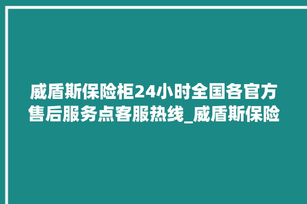 威盾斯保险柜24小时全国各官方售后服务点客服热线_威盾斯保险柜电池没电无法开门怎么办 。保险柜