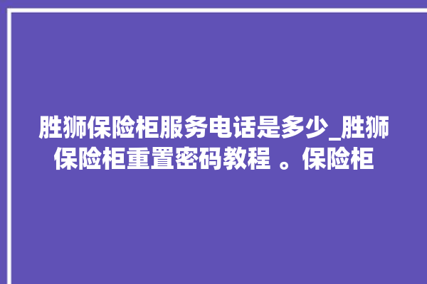 胜狮保险柜服务电话是多少_胜狮保险柜重置密码教程 。保险柜