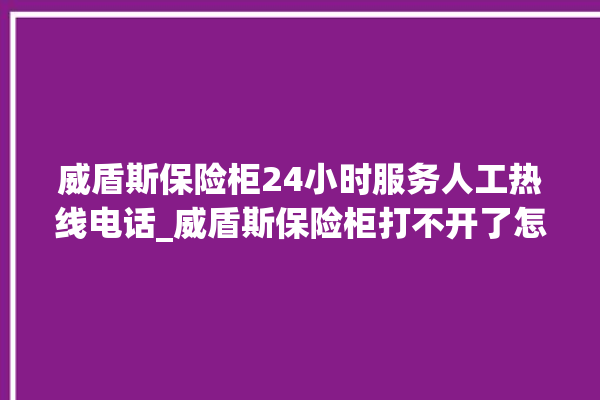 威盾斯保险柜24小时服务人工热线电话_威盾斯保险柜打不开了怎么办 。保险柜