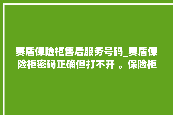 赛盾保险柜售后服务号码_赛盾保险柜密码正确但打不开 。保险柜