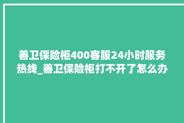 善卫保险柜400客服24小时服务热线_善卫保险柜打不开了怎么办 。保险柜