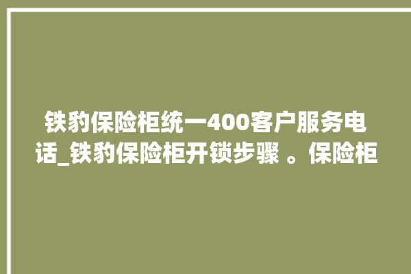 铁豹保险柜统一400客户服务电话_铁豹保险柜开锁步骤 。保险柜