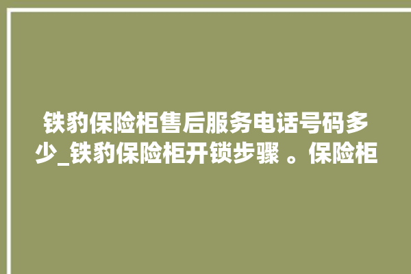 铁豹保险柜售后服务电话号码多少_铁豹保险柜开锁步骤 。保险柜