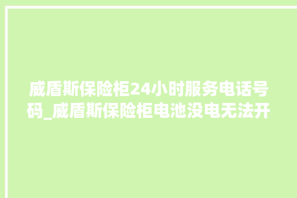 威盾斯保险柜24小时服务电话号码_威盾斯保险柜电池没电无法开门怎么办 。保险柜