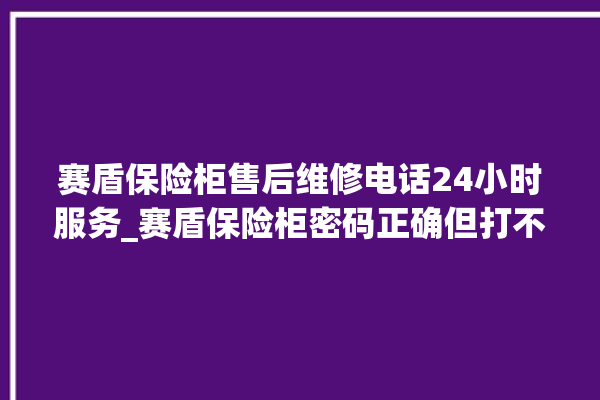 赛盾保险柜售后维修电话24小时服务_赛盾保险柜密码正确但打不开 。保险柜