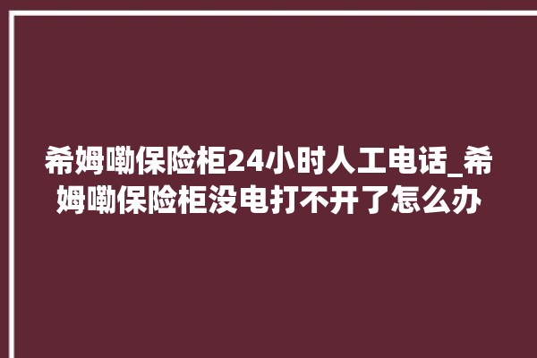 希姆嘞保险柜24小时人工电话_希姆嘞保险柜没电打不开了怎么办 。保险柜