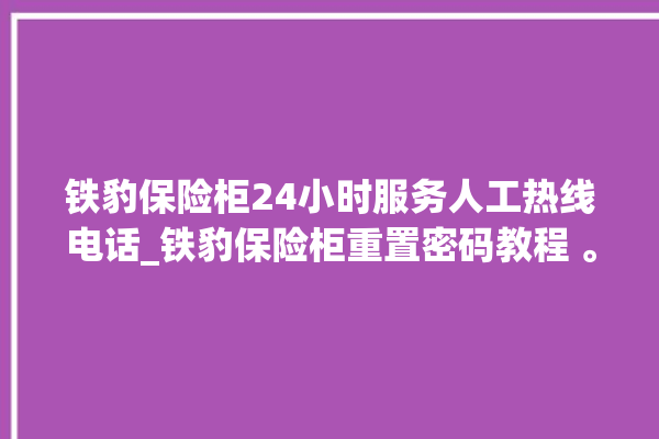 铁豹保险柜24小时服务人工热线电话_铁豹保险柜重置密码教程 。保险柜