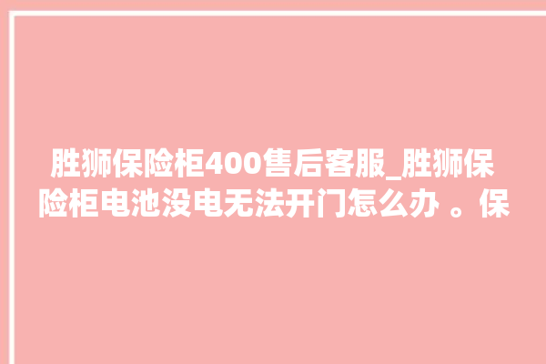 胜狮保险柜400售后客服_胜狮保险柜电池没电无法开门怎么办 。保险柜