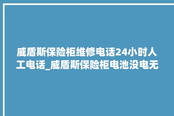 威盾斯保险柜维修电话24小时人工电话_威盾斯保险柜电池没电无法开门怎么办 。保险柜