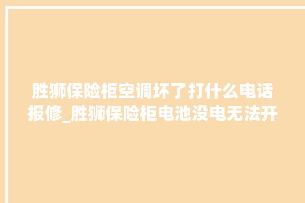 胜狮保险柜空调坏了打什么电话报修_胜狮保险柜电池没电无法开门怎么办 。保险柜