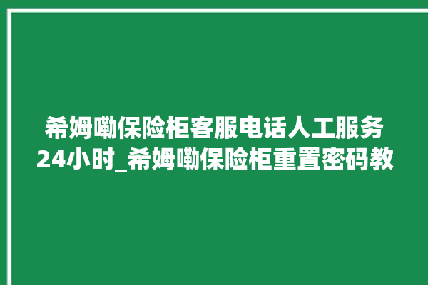 希姆嘞保险柜客服电话人工服务24小时_希姆嘞保险柜重置密码教程 。保险柜