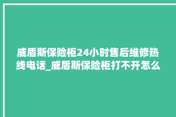 威盾斯保险柜24小时售后维修热线电话_威盾斯保险柜打不开怎么办 。保险柜