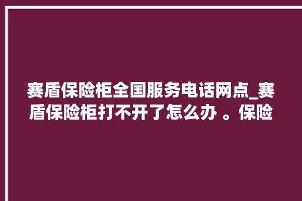 赛盾保险柜全国服务电话网点_赛盾保险柜打不开了怎么办 。保险柜