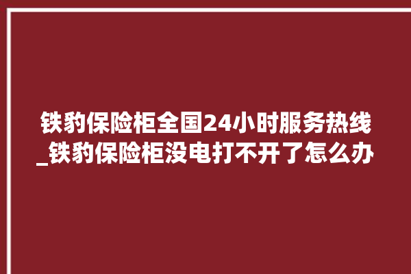 铁豹保险柜全国24小时服务热线_铁豹保险柜没电打不开了怎么办 。保险柜