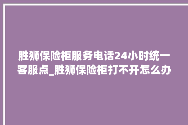 胜狮保险柜服务电话24小时统一客服点_胜狮保险柜打不开怎么办 。保险柜