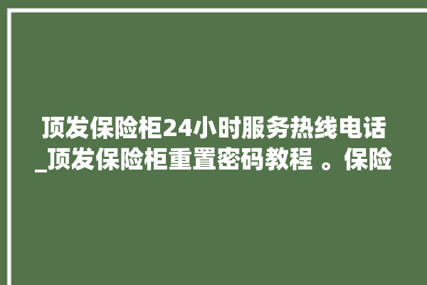 顶发保险柜24小时服务热线电话_顶发保险柜重置密码教程 。保险柜