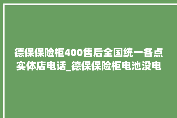 德保保险柜400售后全国统一各点实体店电话_德保保险柜电池没电无法开门怎么办 。德保