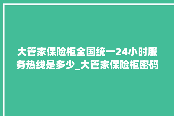 大管家保险柜全国统一24小时服务热线是多少_大管家保险柜密码设置 。保险柜